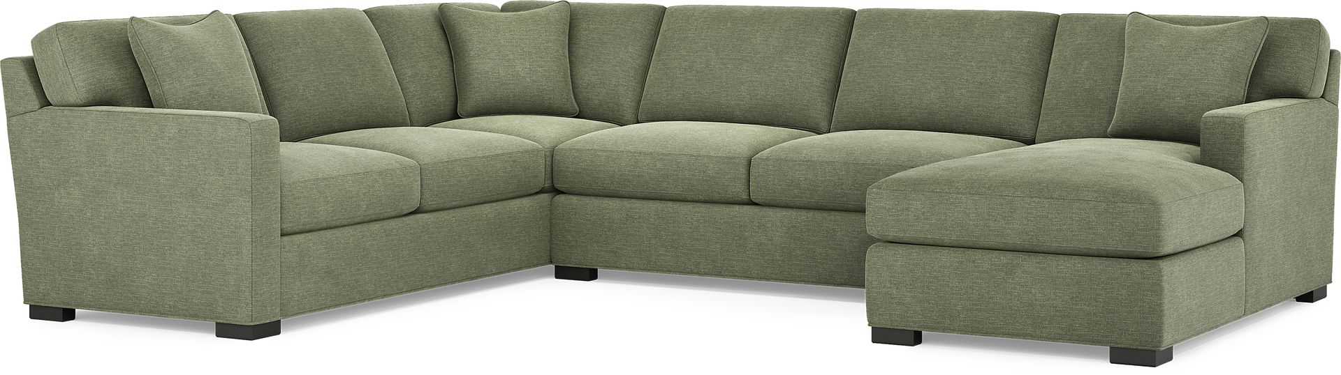 Harmonie Avocado 3 Pc Sleeper Sectional - Image 1