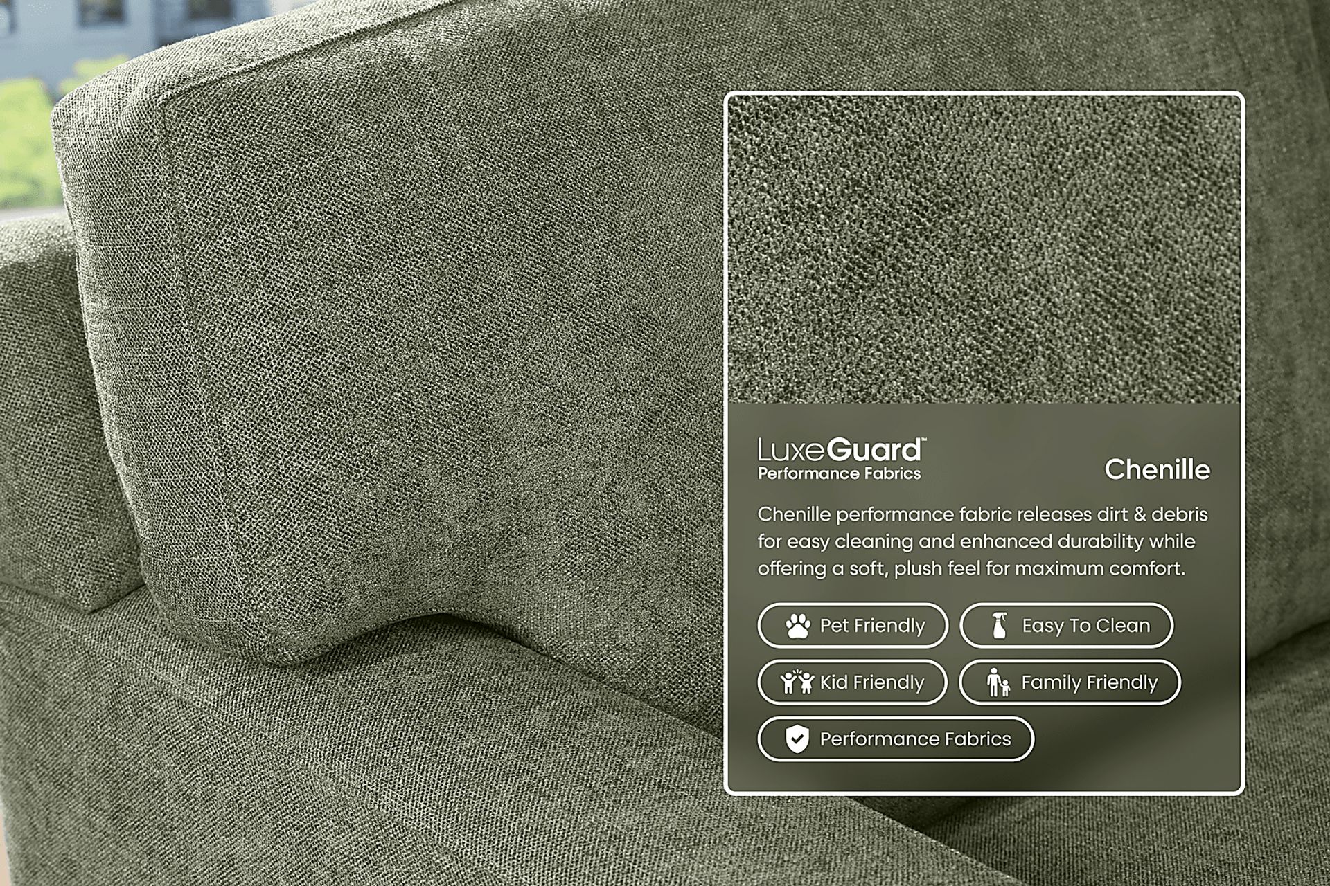 Harmonie Avocado Sofa - Image 2