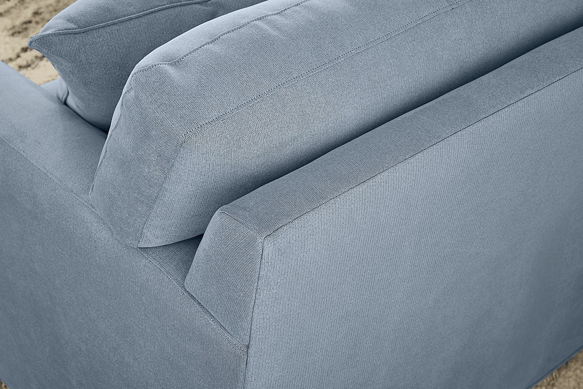 Harmonie Blue 2 Pc Sectional - Image 8
