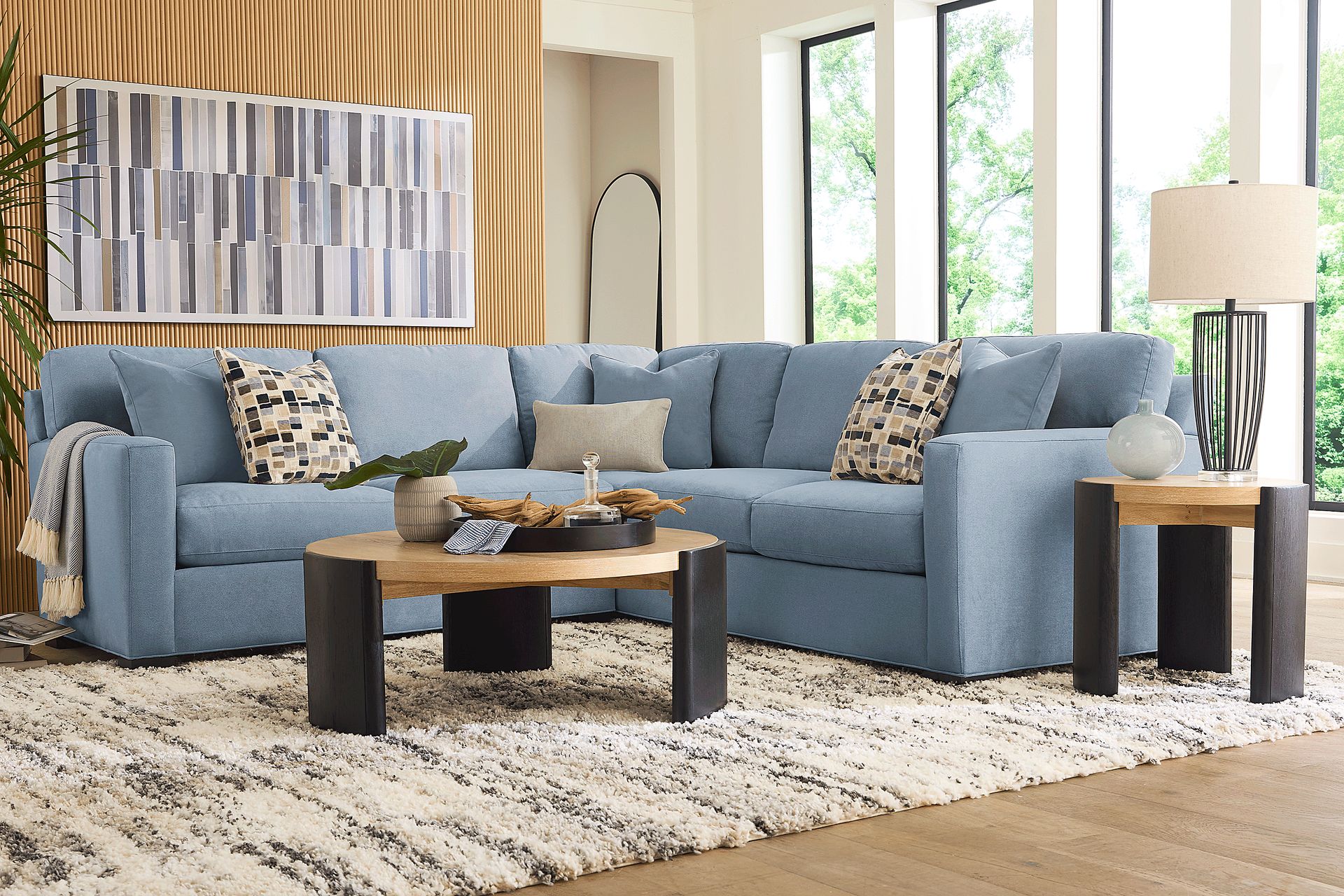 Harmonie Blue 2 Pc Sectional - Image 2