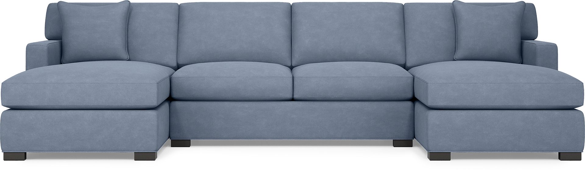 Harmonie Blue 3 Pc Sectional - Image 4