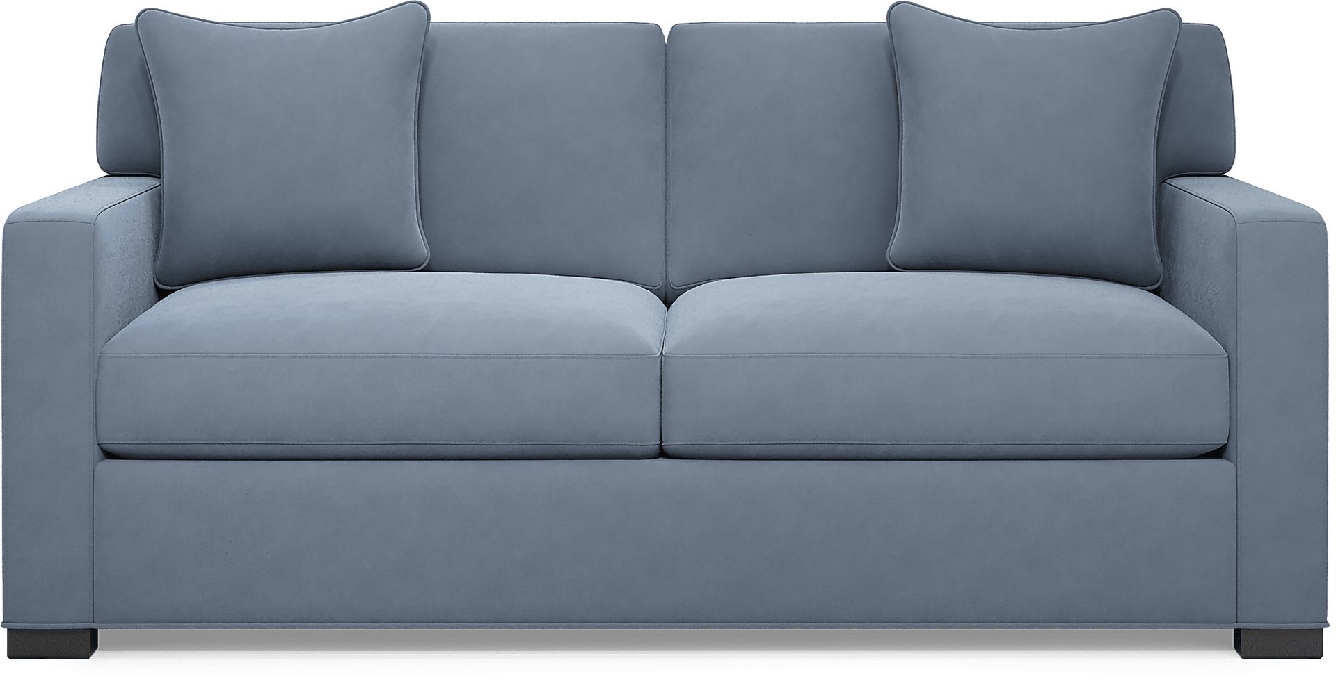 Harmonie Blue Apartment Sleeper Sofa - Image 1