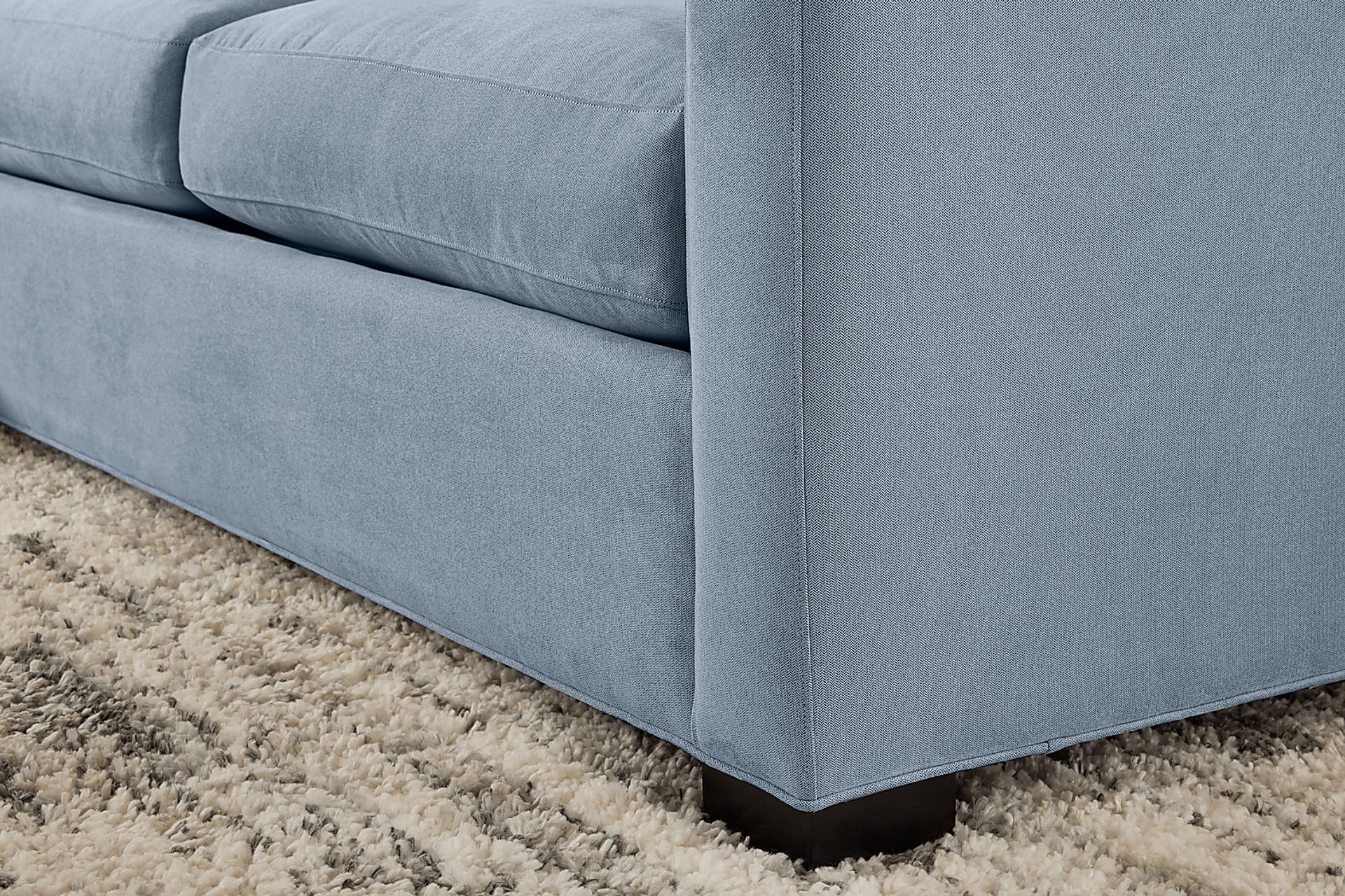 Harmonie Blue Sleeper Sofa - Image 4