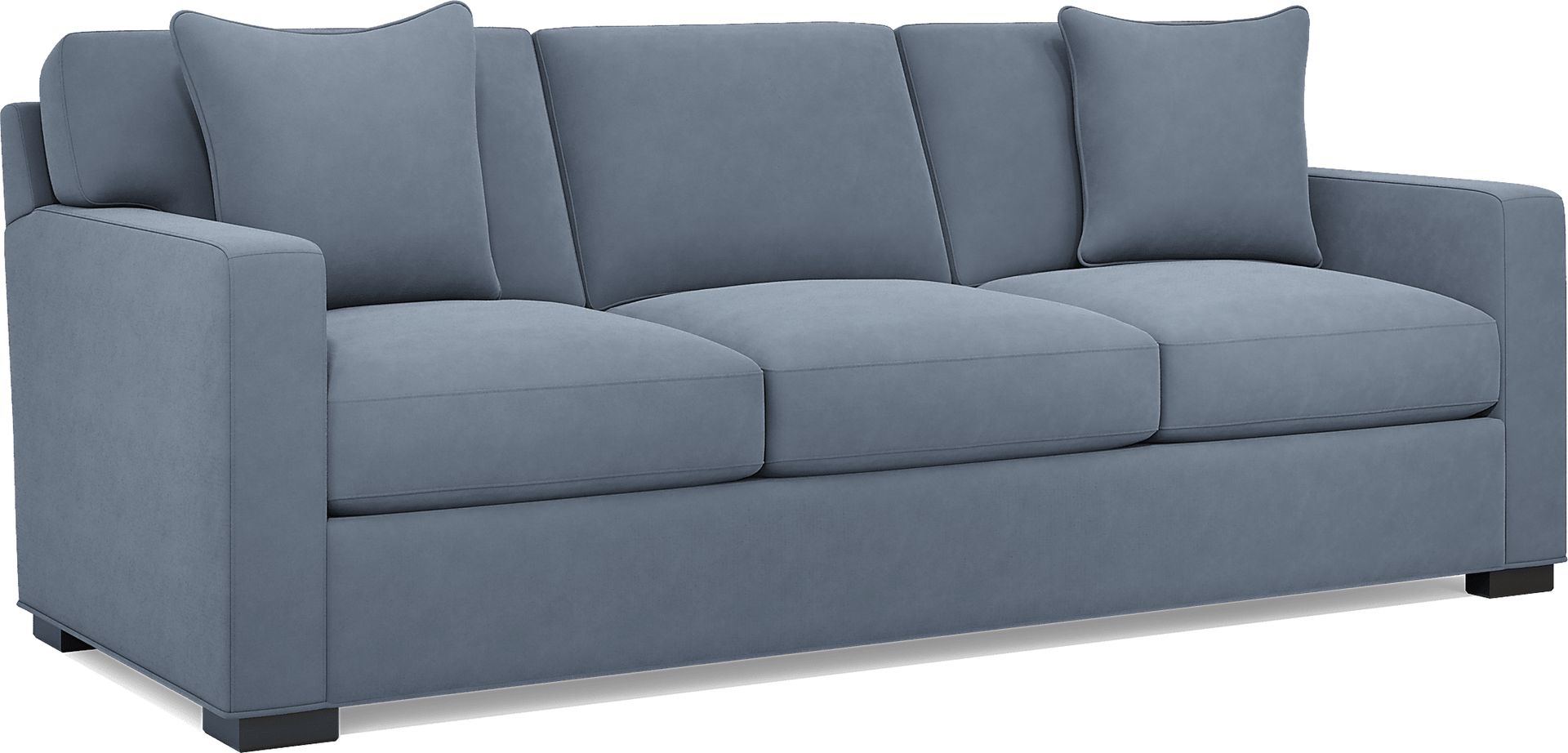 Harmonie Blue Sleeper Sofa - Image 2