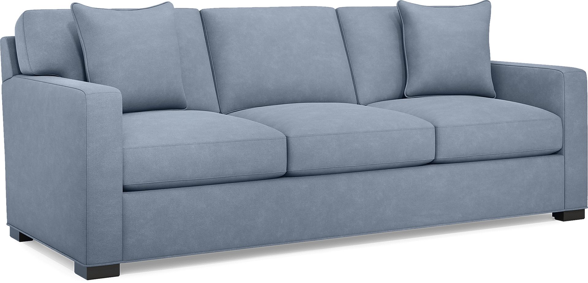 HARMONIE HMRI 9109 QUEEN XL SLEEPER SOFA W/ SEALY MATT- BLUE - Image 3