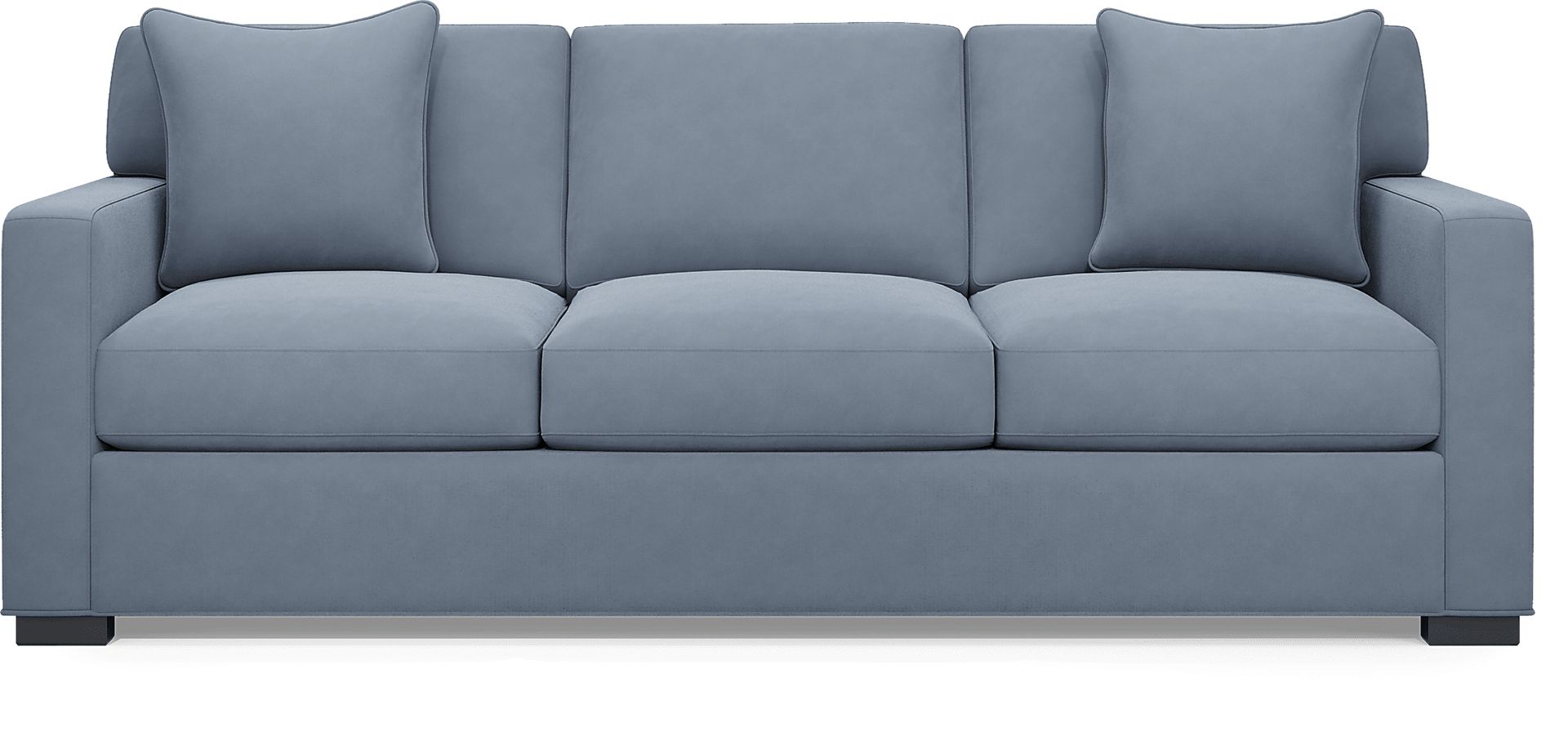 Harmonie Blue Sleeper Sofa - Image 1