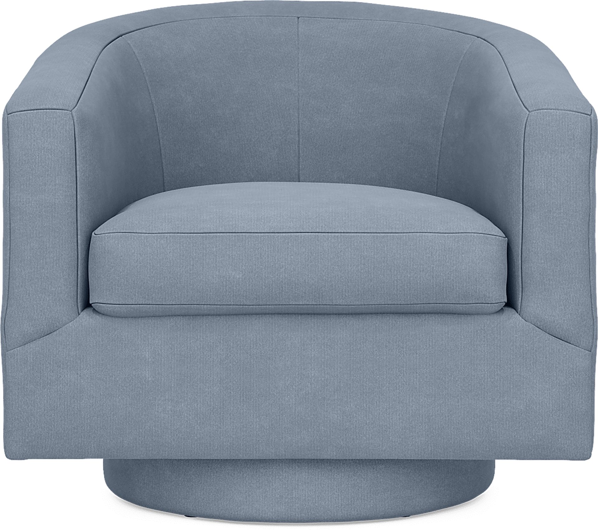 Harmonie Blue Swivel Chair - Image 3