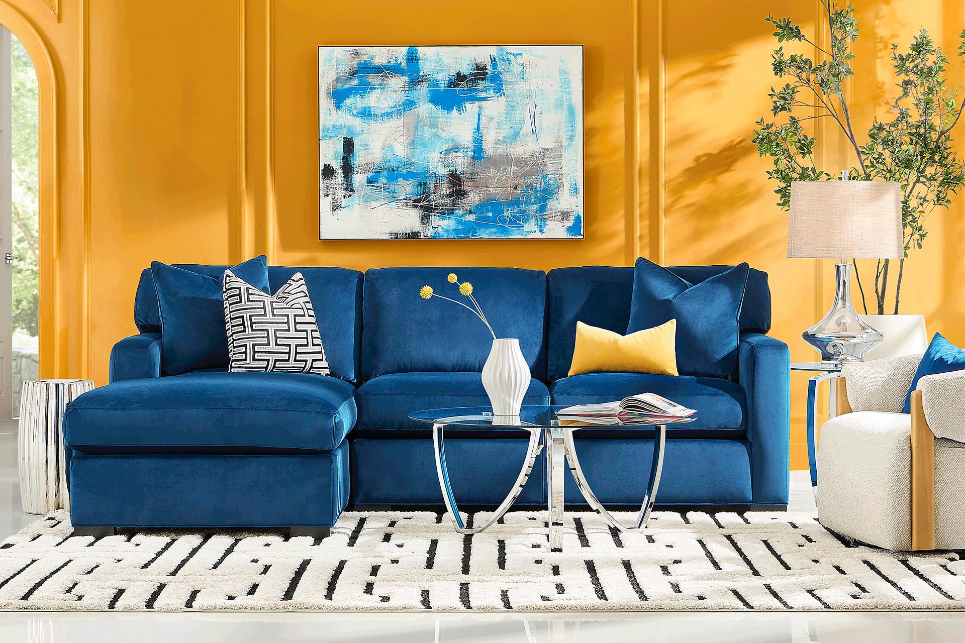 Harmonie Cobalt 2 Pc Sectional