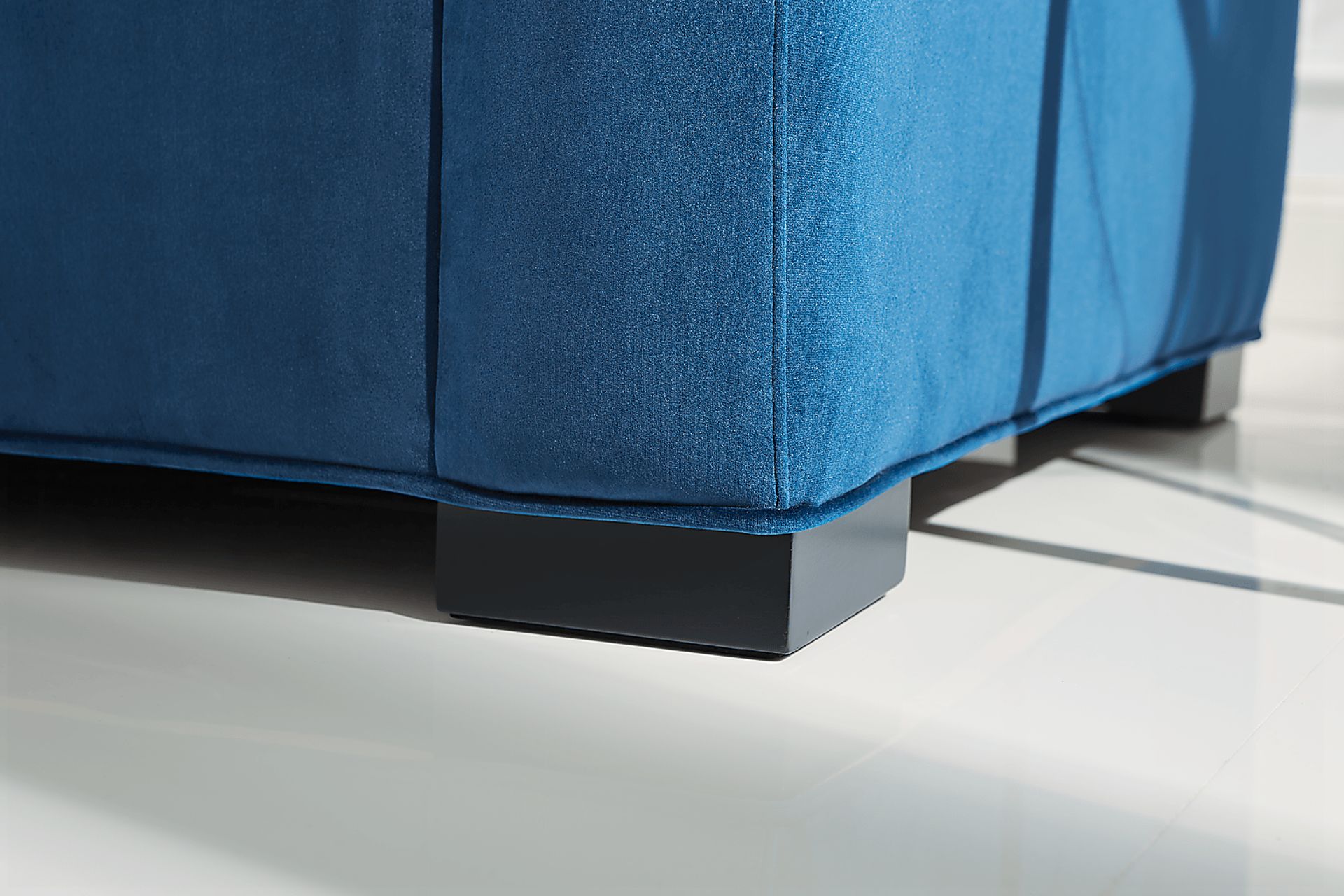 Harmonie Cobalt 3 Pc Gel Foam Sleeper Sectional - Image 10
