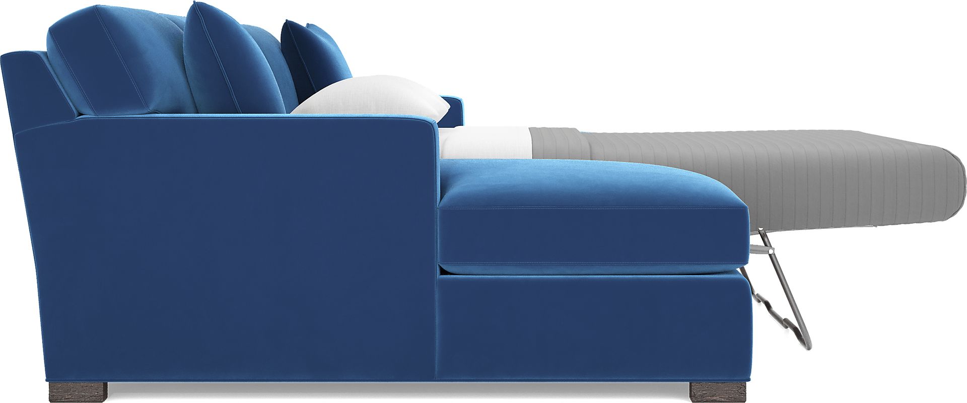 Harmonie Cobalt 3 PC Gel Foam Sleeper Sectional - Image 5