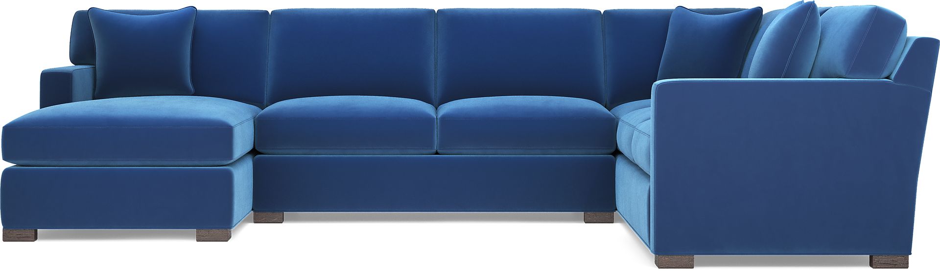 Harmonie Cobalt 3 Pc Sleeper Sectional - Image 4