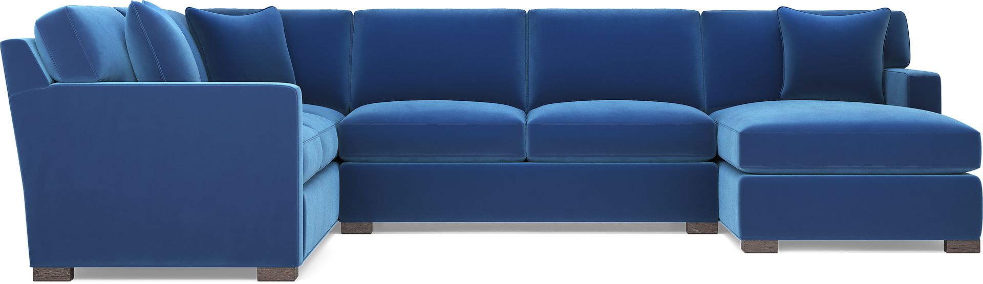 Harmonie Cobalt 3 Pc Sleeper Sectional - Image 4