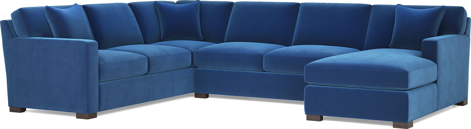 Harmonie Cobalt 3 Pc Sleeper Sectional - Image 1
