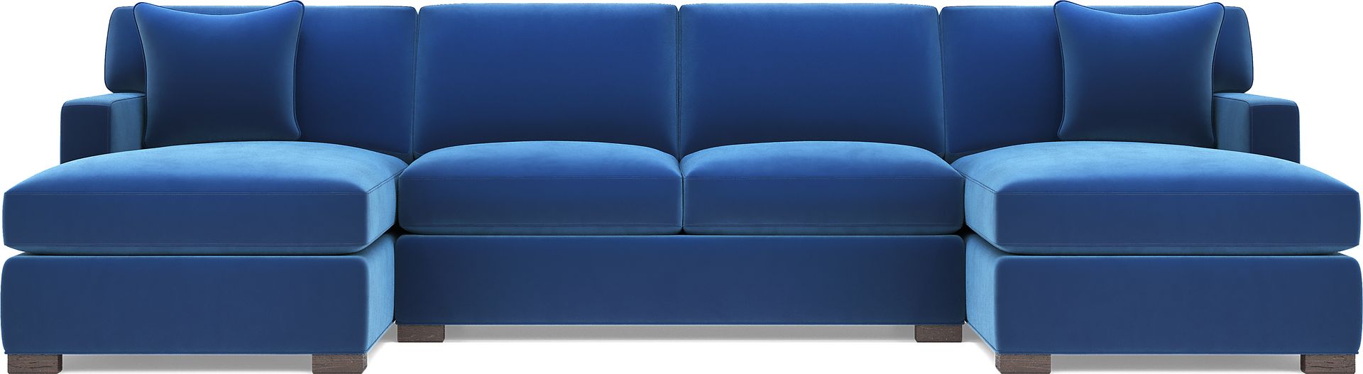 Harmonie Cobalt 3 Pc Sleeper Sectional - Image 3