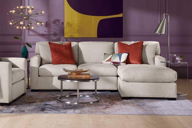 Harmonie Dove 2 Pc Sectional - Thumbnail - Image 1