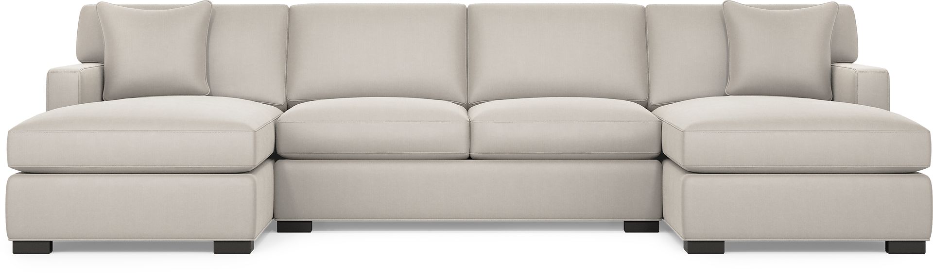 Harmonie Dove 3 Pc Sleeper Sectional - Image 4