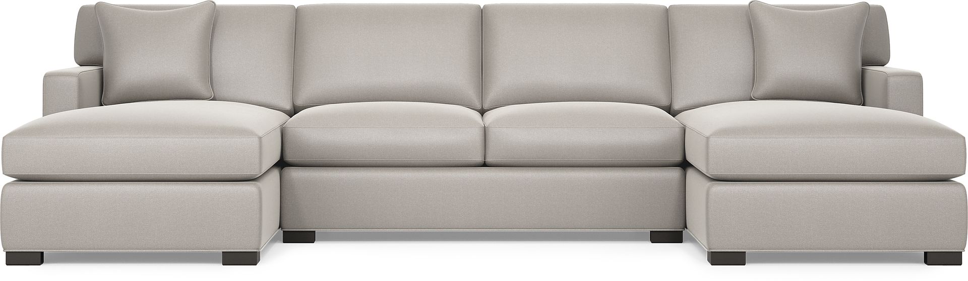 Harmonie Dove 3 Pc Sleeper Sectional - Image 5