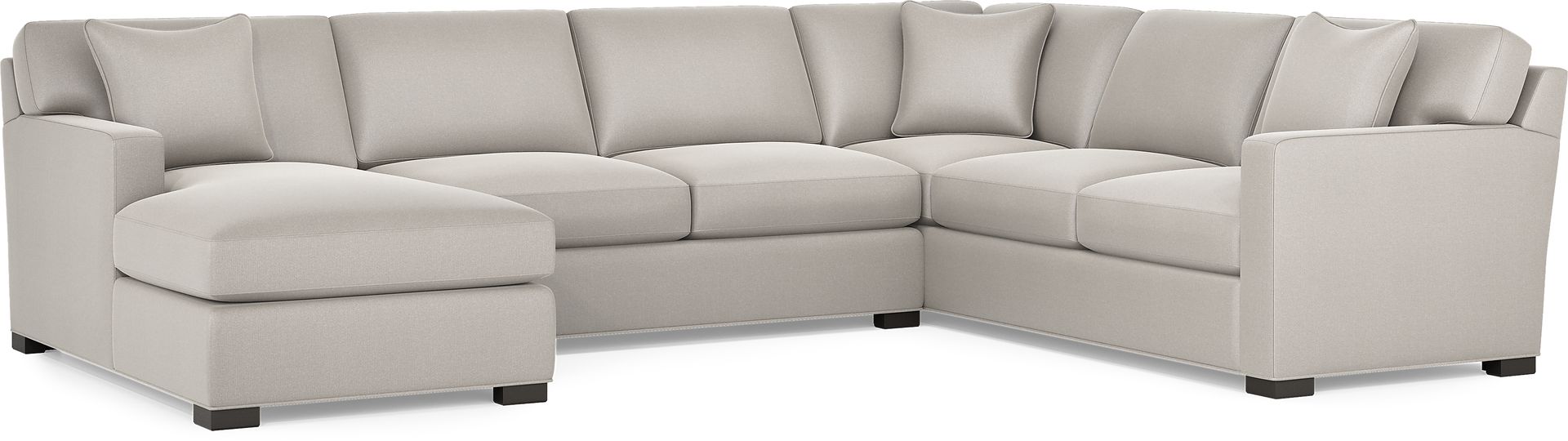 Harmonie Dove 3 Pc Sleeper Sectional - Image 1