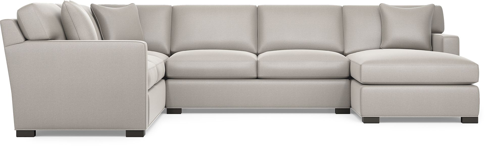 Harmonie Dove 3 Pc Sleeper Sectional - Image 4