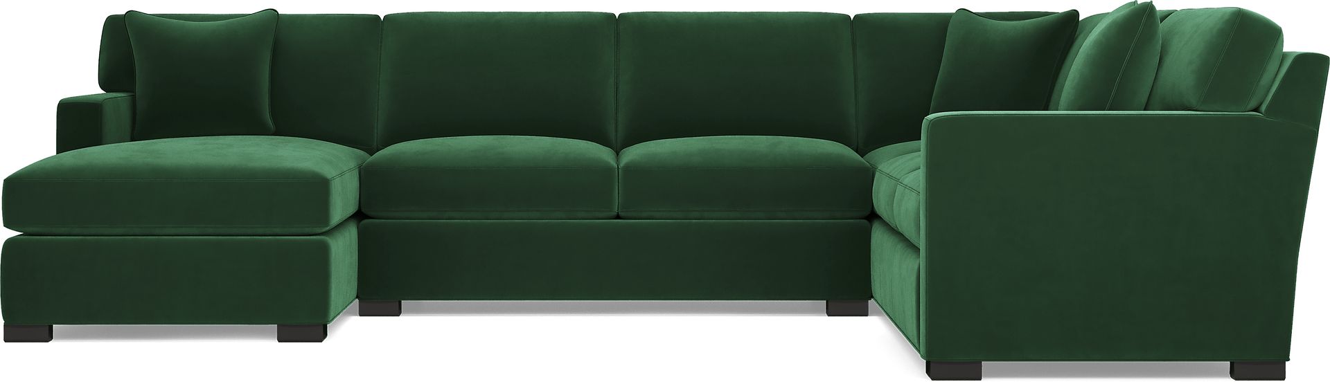 Harmonie Emerald 3 Pc Gel Foam Sleeper Sectional - Image 4