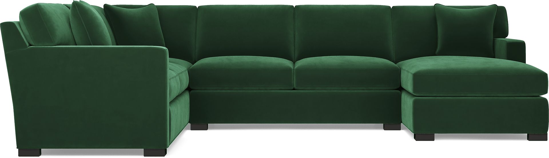 Harmonie Emerald 3 Pc Gel Foam Sleeper Sectional - Image 4