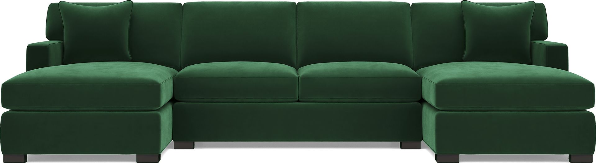 Harmonie Emerald 3 Pc Gel Foam Sleeper Sectional - Image 2