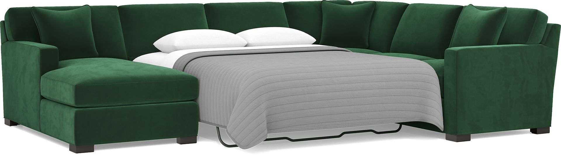 Harmonie Emerald 3 Pc Sleeper Sectional - Image 3