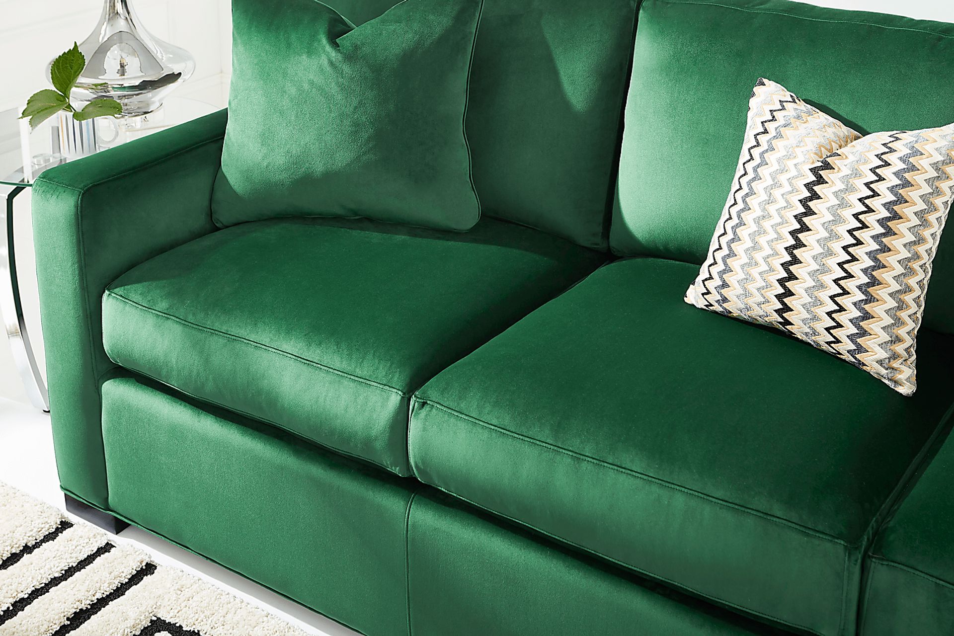 Harmonie Emerald 7 Pc Living Room with Sleeper Sofa - Image 5