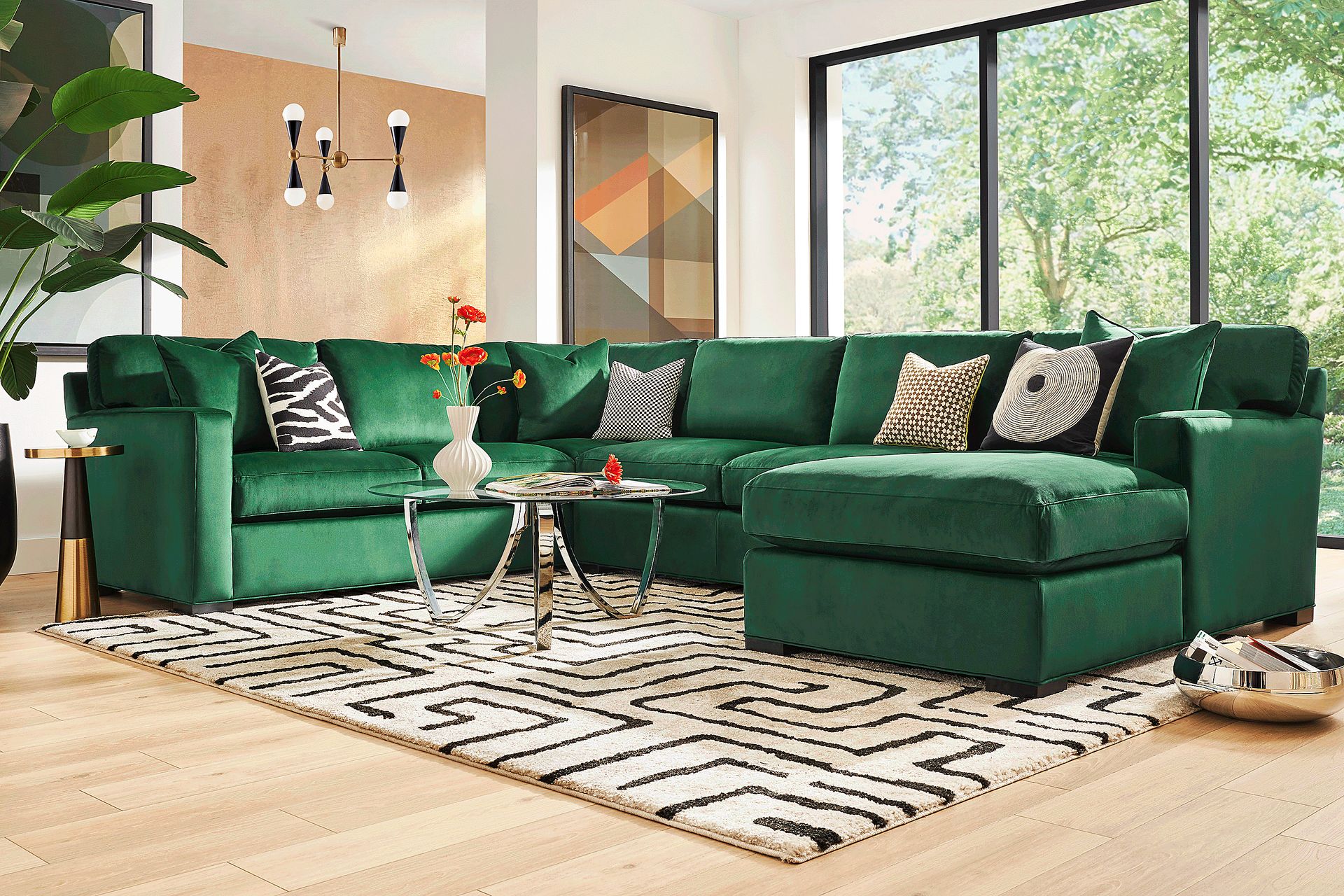 Harmonie Emerald 3 Pc Sectional - Image 2