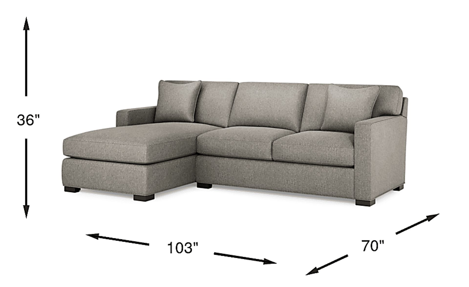 Dimension Image. Please refer to the Dimension Tab on this page for dimension details.