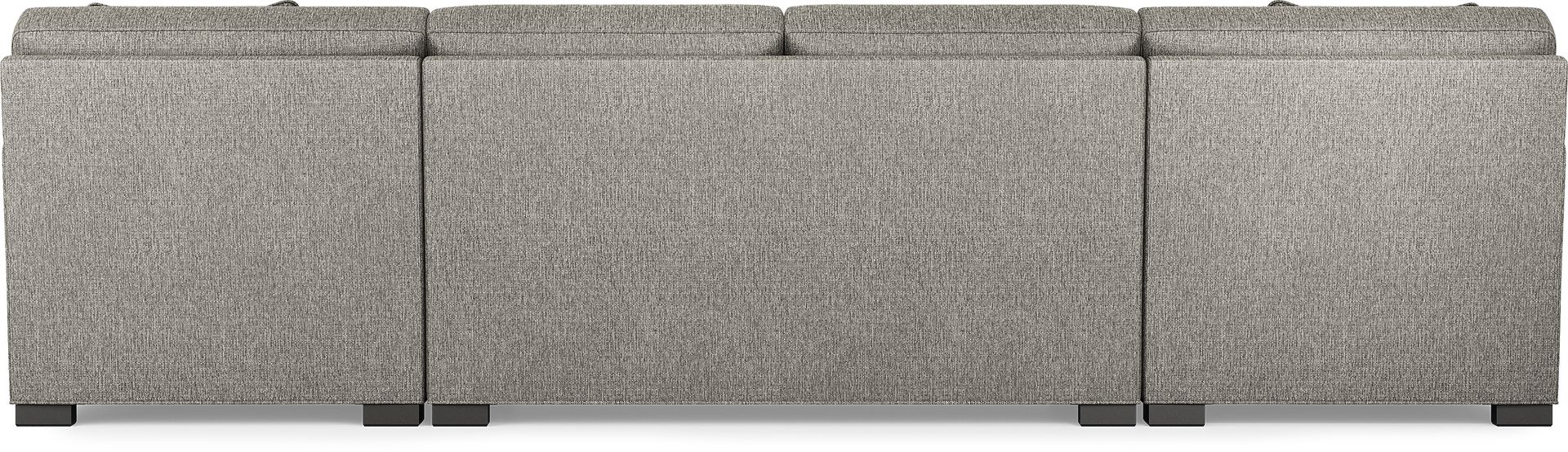 Harmonie Gray 3 Pc Gel Foam Sleeper Sectional - Image 6
