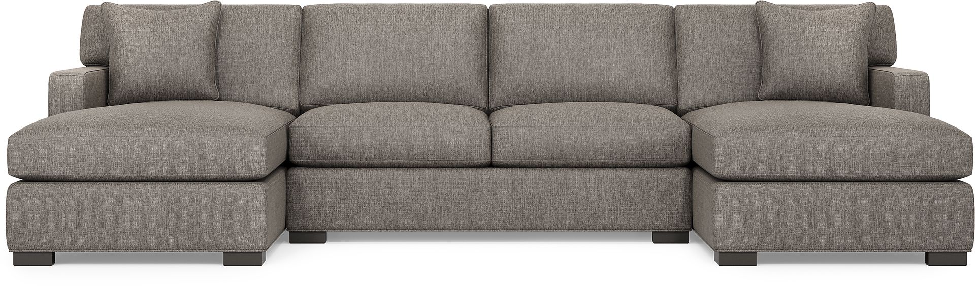 Harmonie Gray 3 Pc Sectional - Image 3