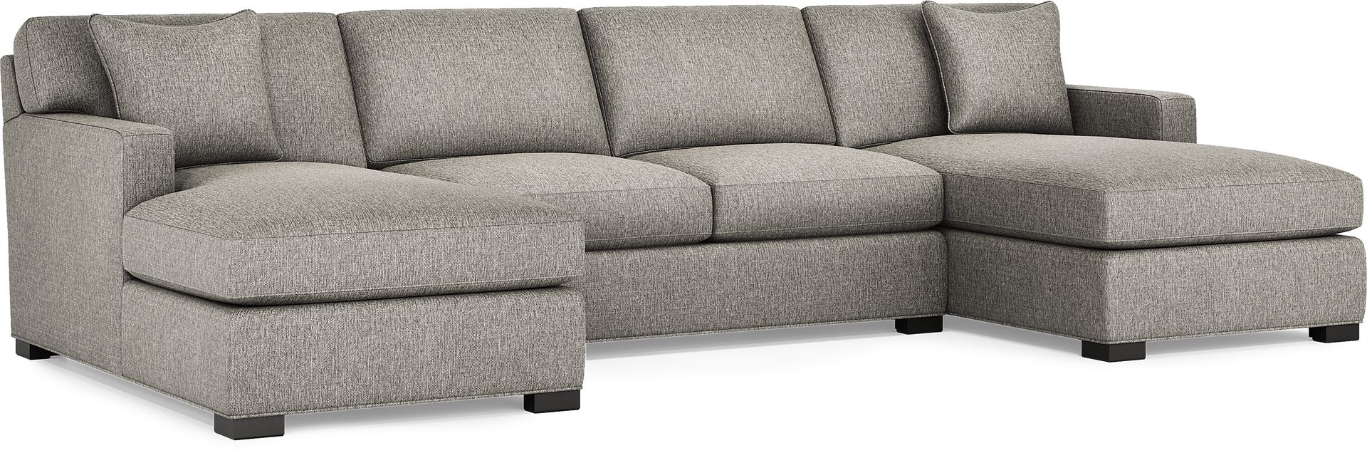 Harmonie Gray 3 Pc Sectional - Image 1