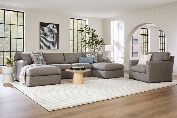 Harmonie Gray 3 Pc Sectional
