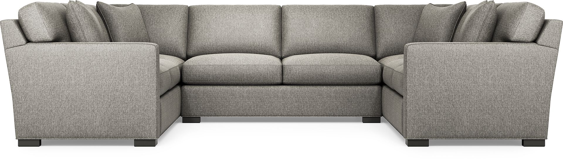 Harmonie Gray 3 Pc Sectional - Image 2