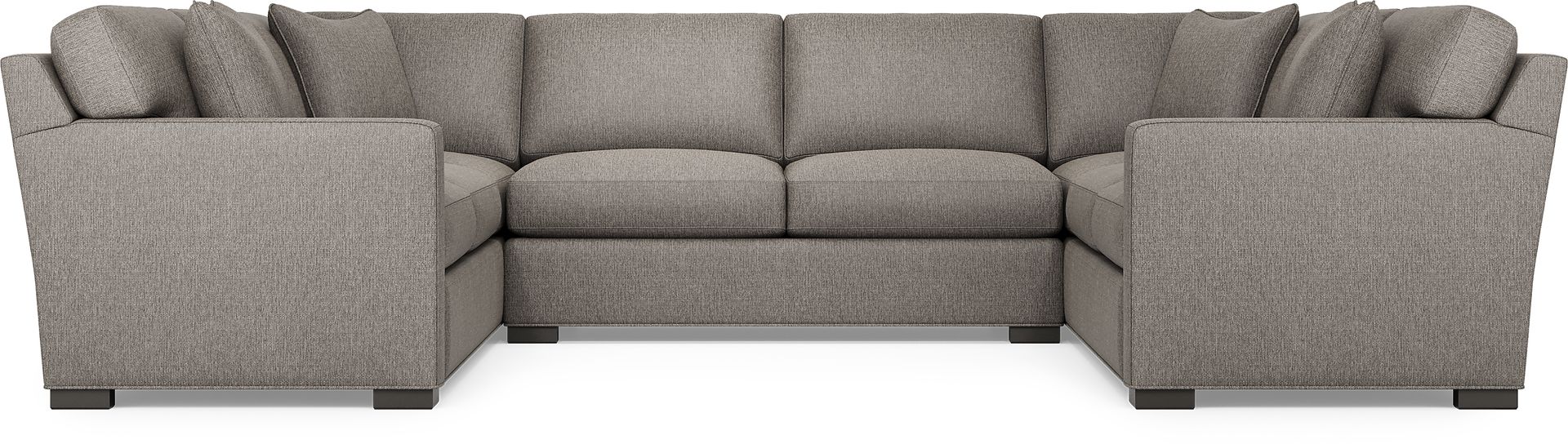 Harmonie Gray 3 Pc Sectional - Image 2