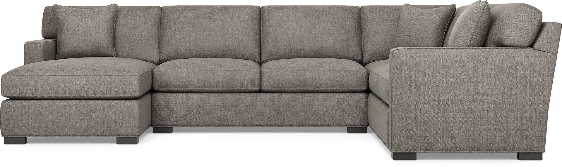 Harmonie Gray 3 Pc Sleeper Sectional - Image 4
