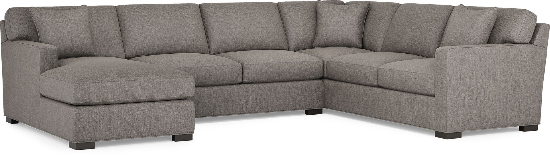 Harmonie Gray 3 Pc Sleeper Sectional - Image 1