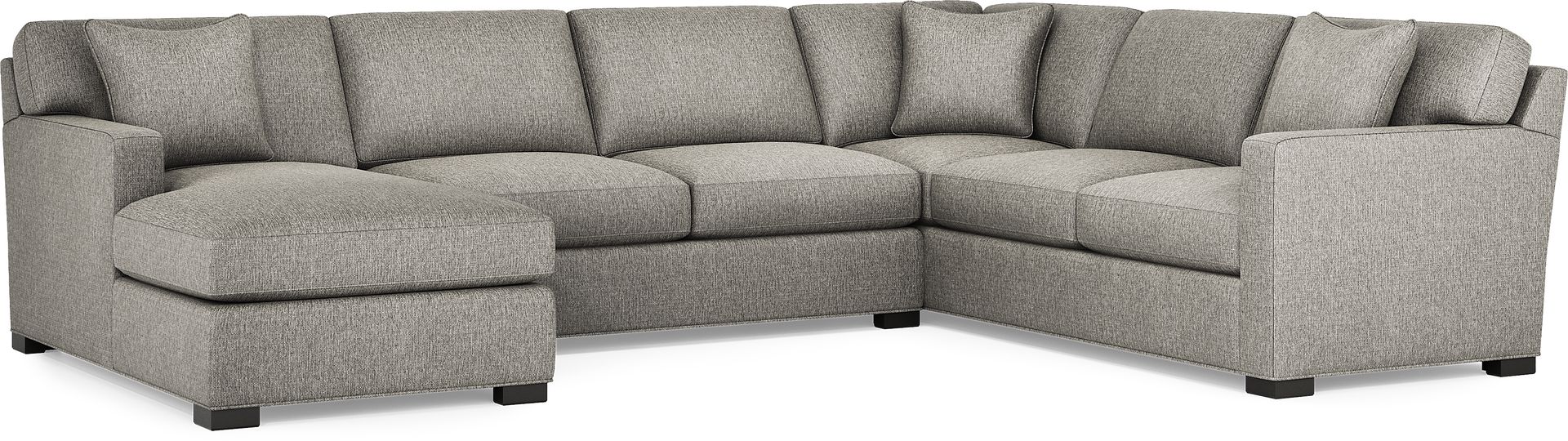 Harmonie Gray 3 Pc Sleeper Sectional - Image 1
