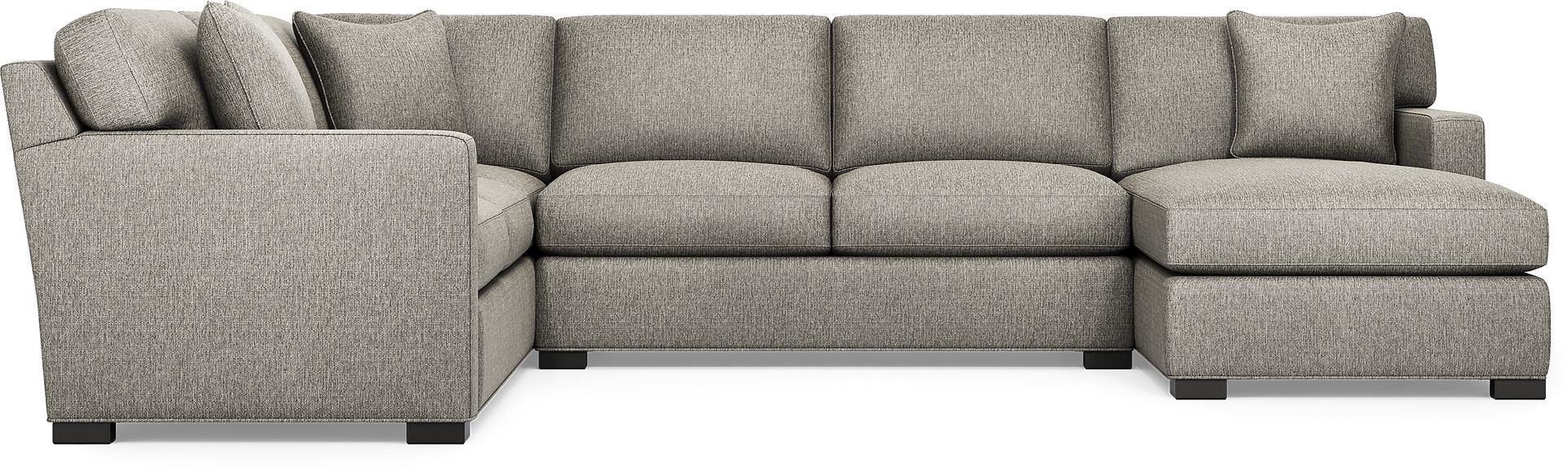 Harmonie Gray 3 Pc Sleeper Sectional - Image 4