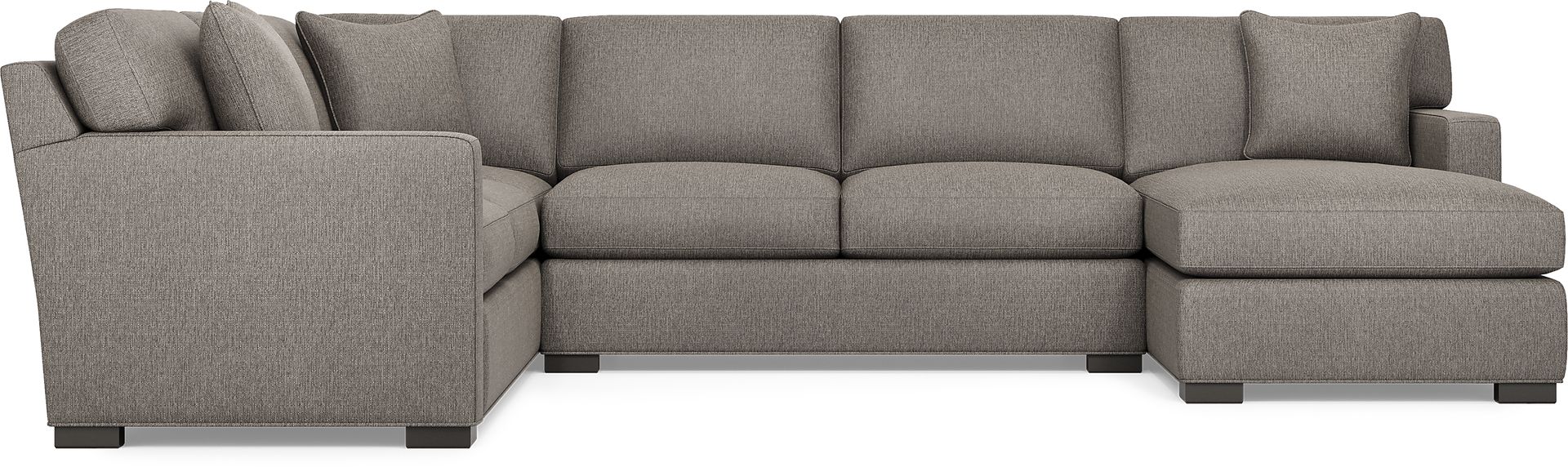 Harmonie Gray 3 Pc Sleeper Sectional - Image 4