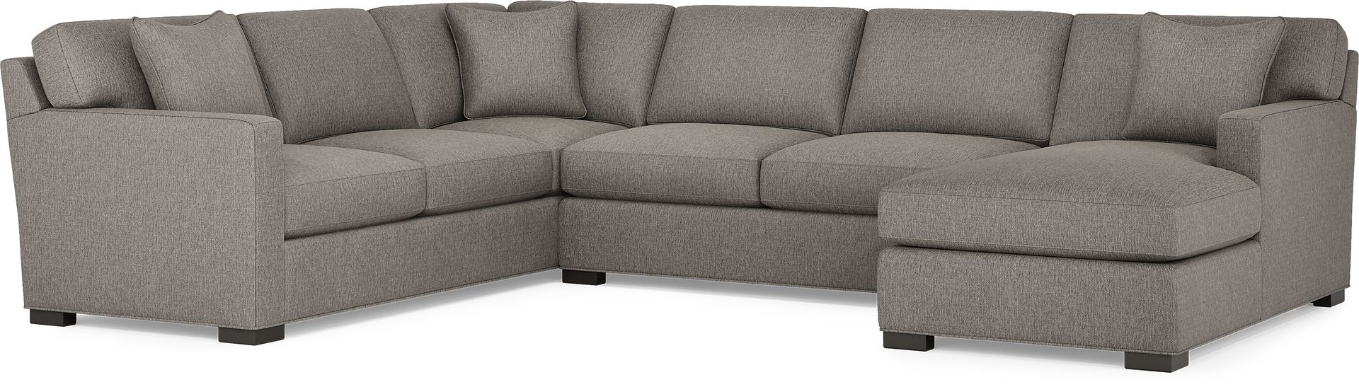 Harmonie Gray 3 Pc Sleeper Sectional - Image 1
