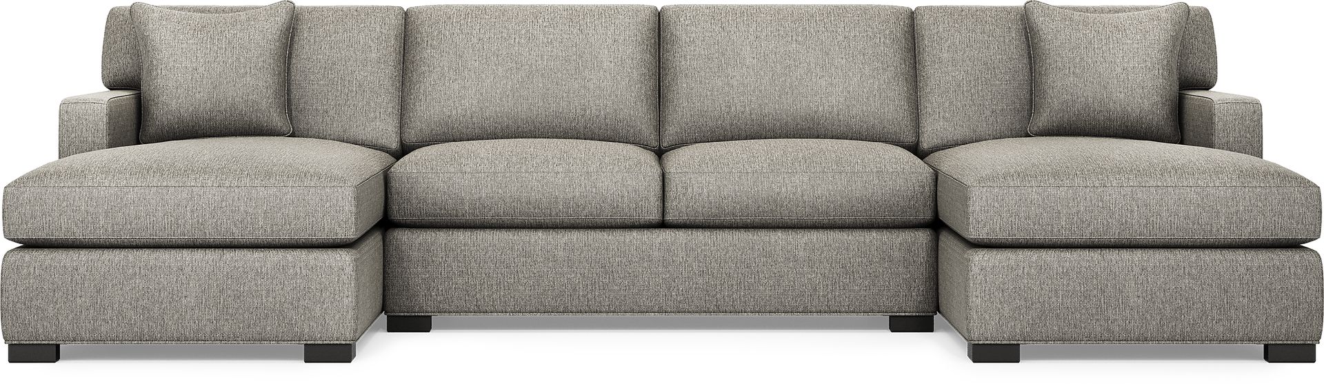 Harmonie Gray 3 Pc Sleeper Sectional - Image 5