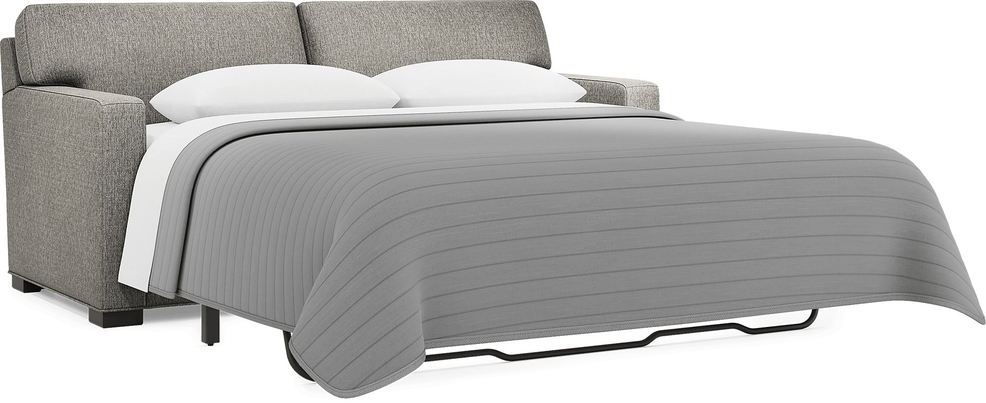 Harmonie Gray Apartment Gel Foam Sleeper Sofa - Image 3