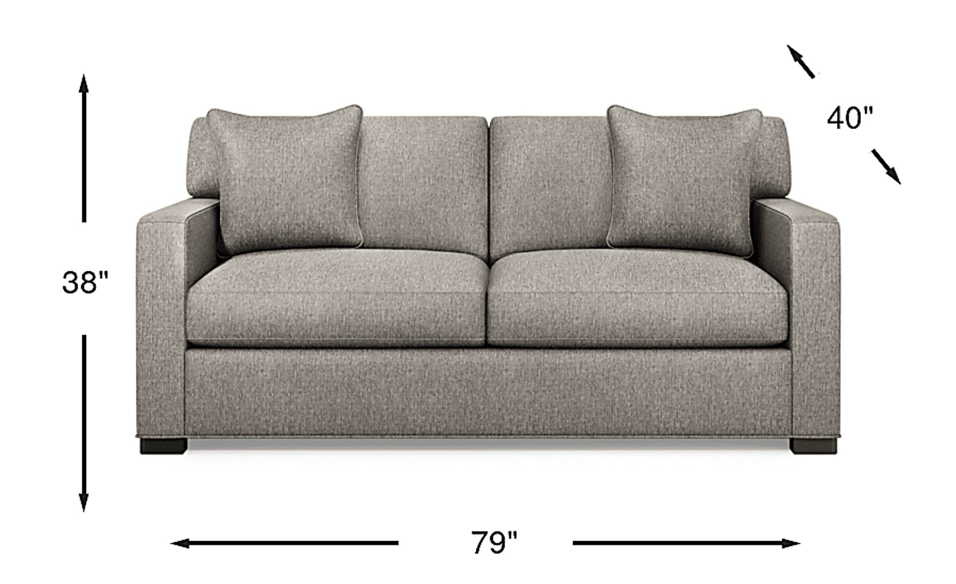 Dimension Image. Please refer to the Dimension Tab on this page for dimension details.