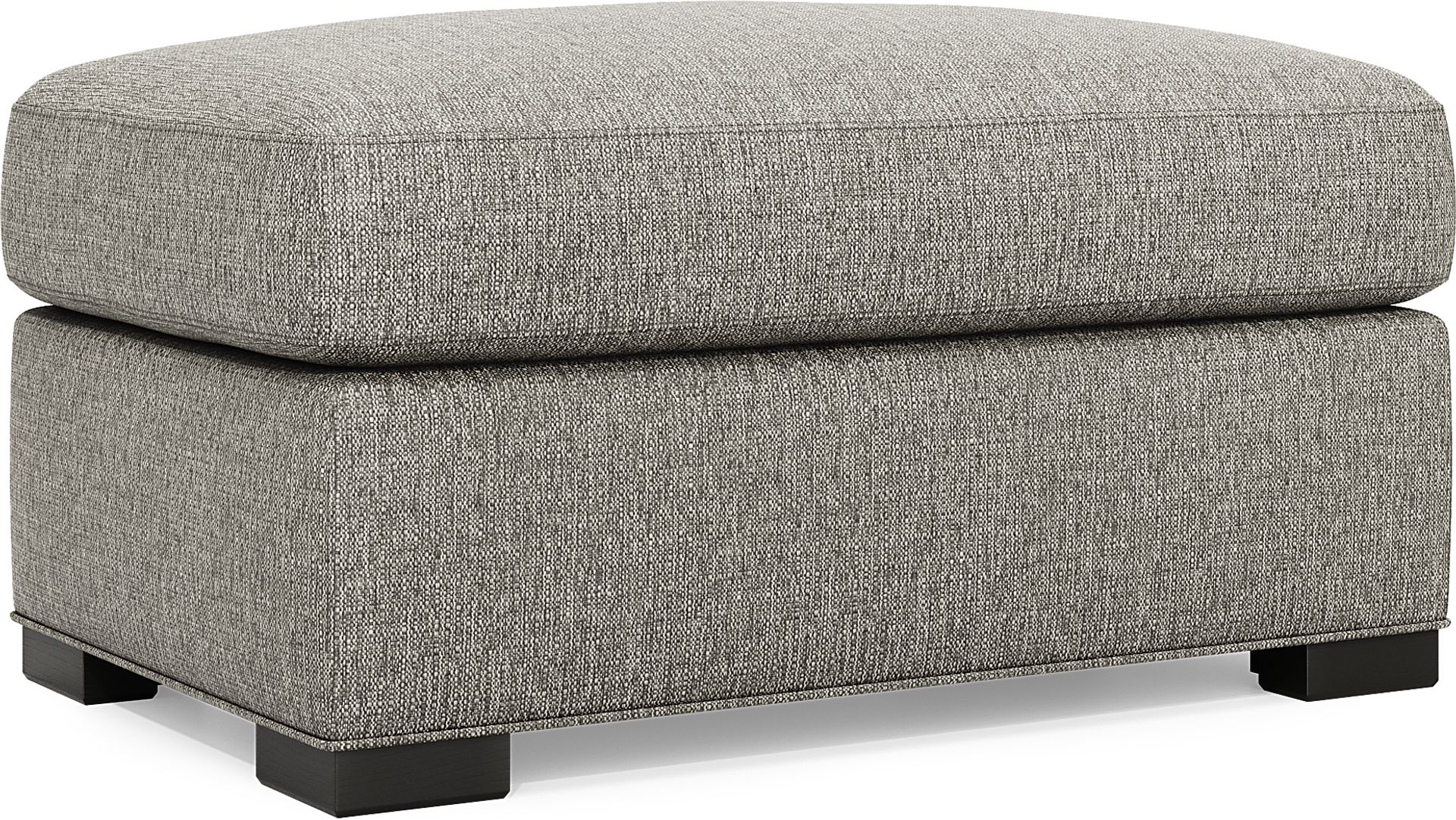 Harmonie Gray Ottoman - Image 1