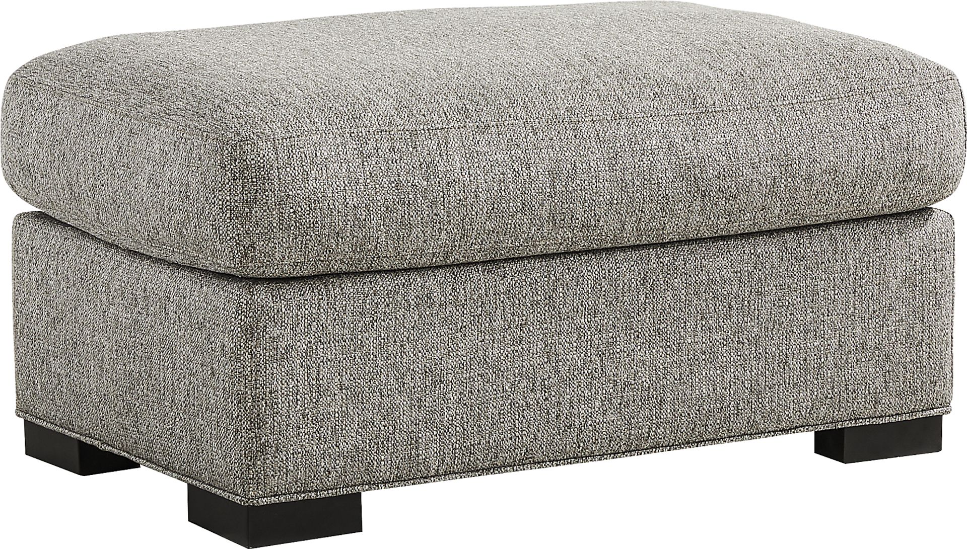 Harmonie Gray Ottoman - Image 1