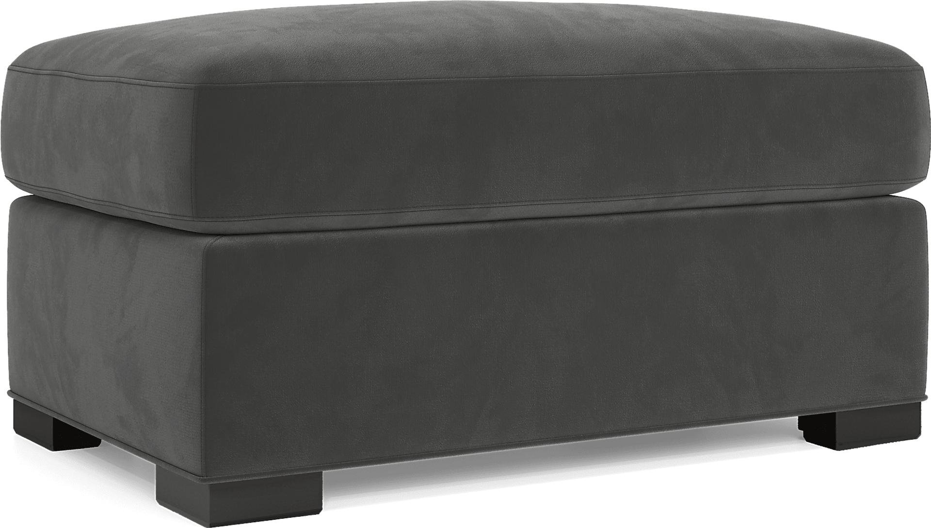 Harmonie Gunmetal Ottoman