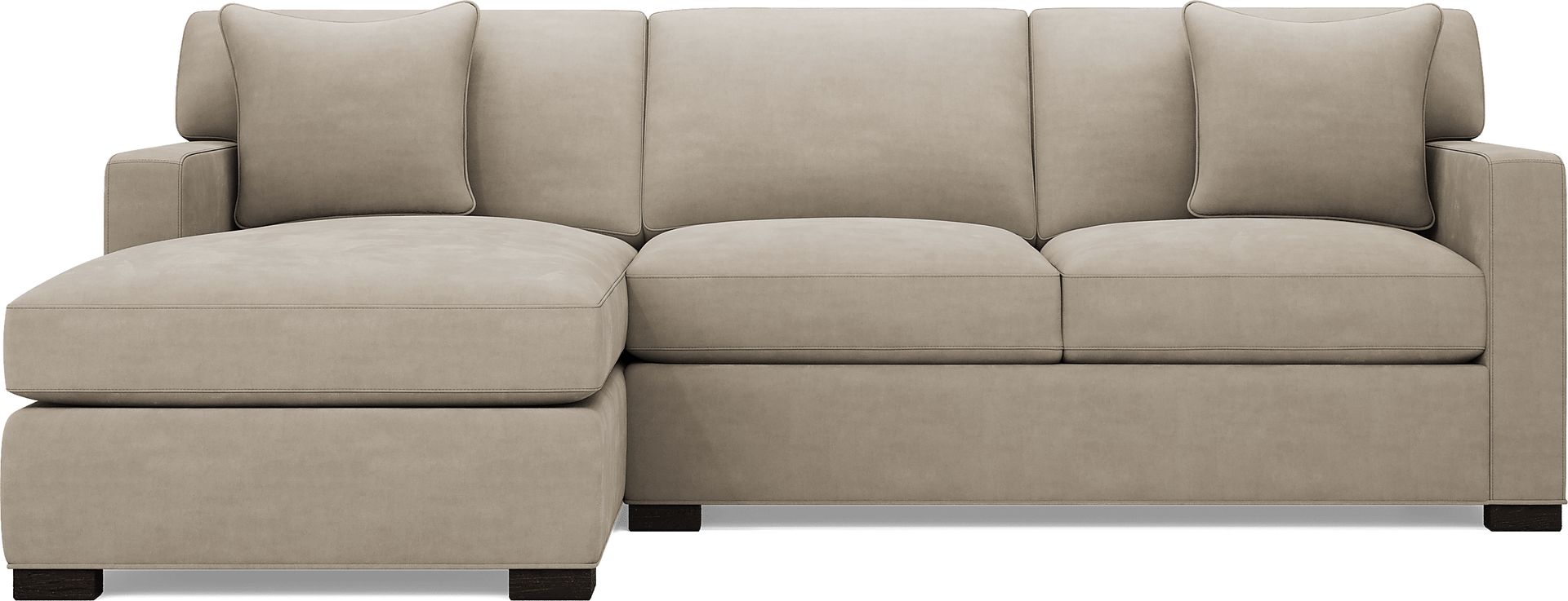 Harmonie Light Taupe 2 Pc Sectional - Image 3