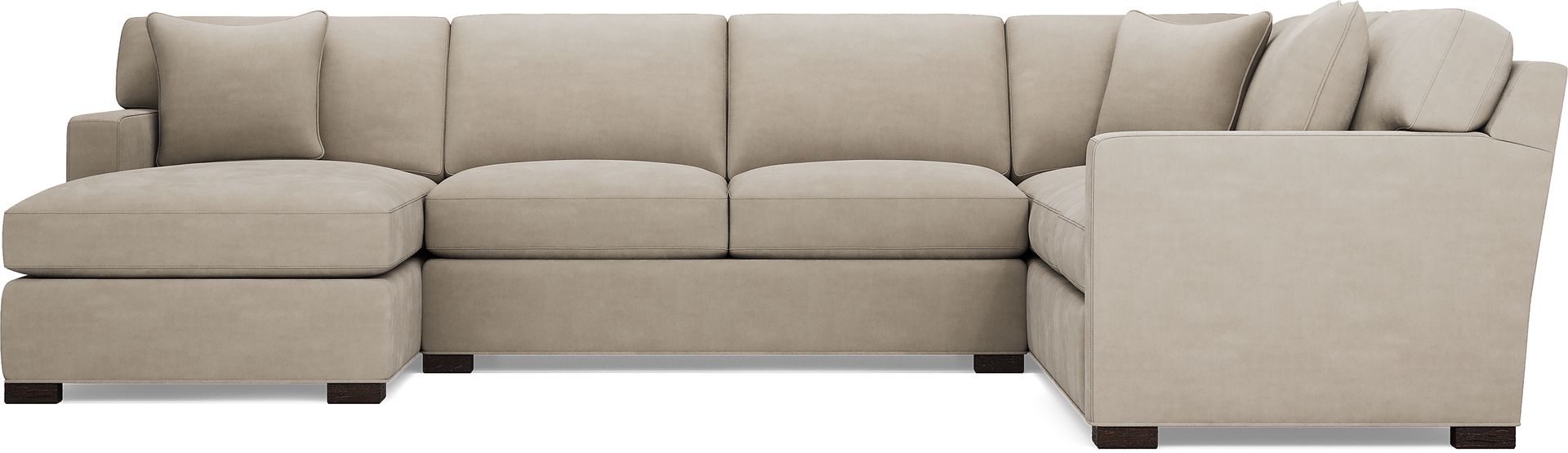 Harmonie Light Taupe 3 Pc Sectional - Image 3